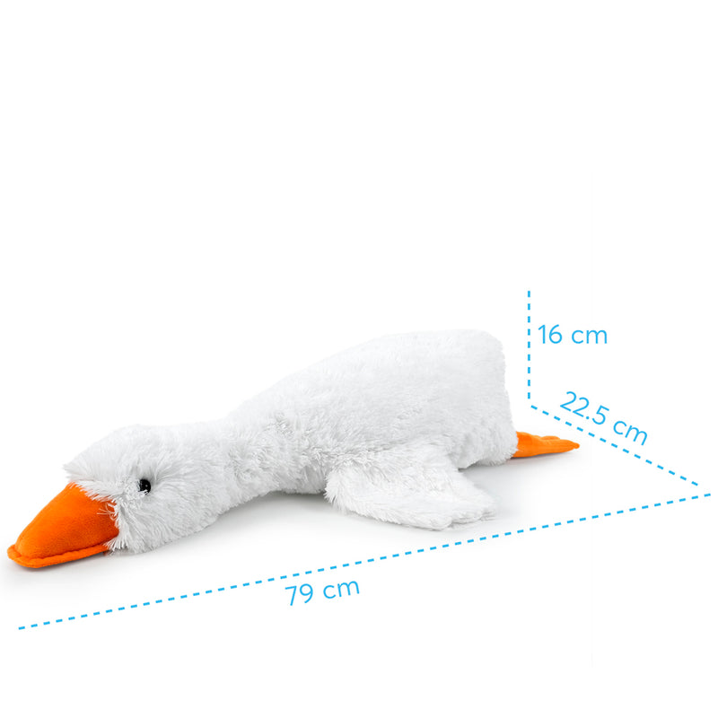 Plysdyr WP MERCHANDISE gås Hrysha, hvid, 79 cm