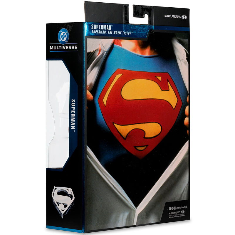 DC Multiverse Superman (Superman: The Movie 1978) 7 tommer actionfigur (Deluxe Theatrical Edition) McFarlane Toys