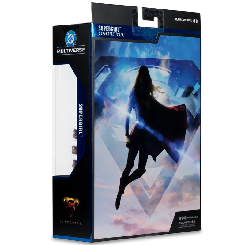 DC Multiverse Supergirl (TV Show) 7 tommer actionfigur McFarlane Deluxe Theatrical Edition