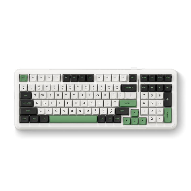 MCHOSE K99 grøn - trådløst mekanisk tastatur