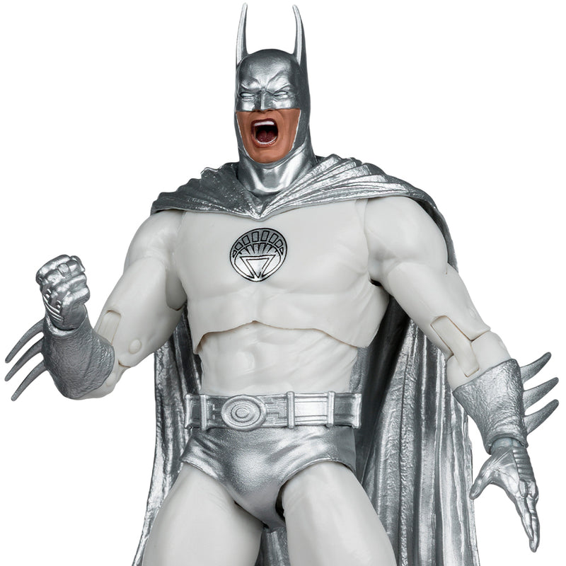 DC Multiverse White Lantern Batman (Brightest Day) 7 tommer actionfigur McFarlane Toys Red Platinum Edition