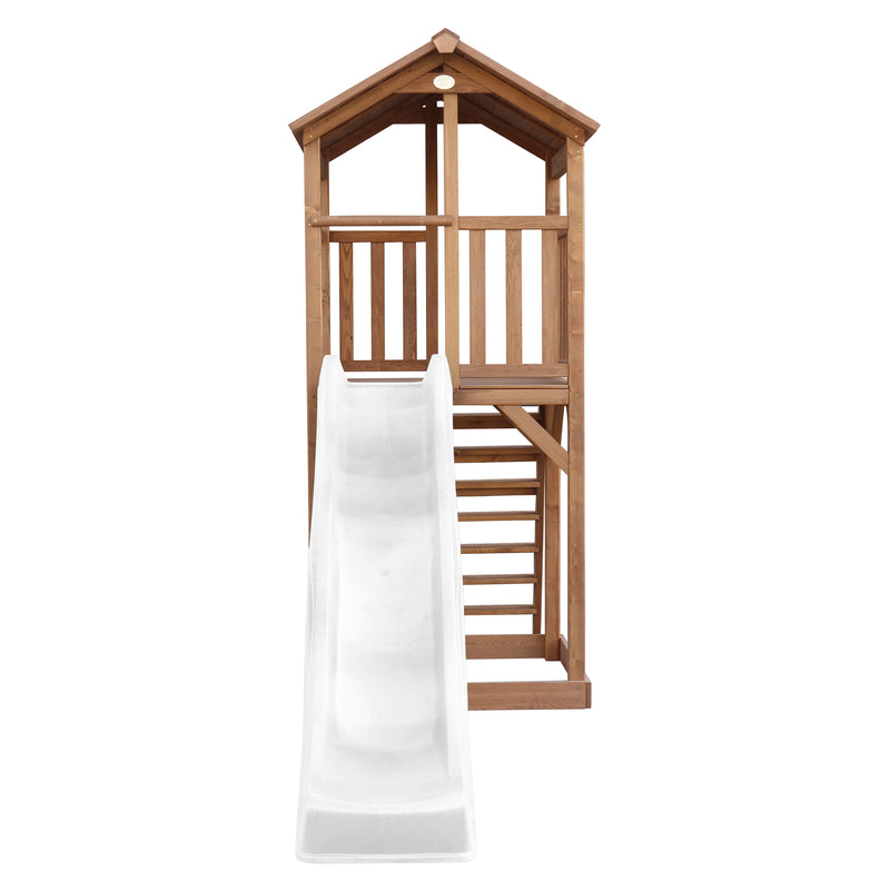 AXI Beach Tower Legetårn Brun - Hvid Rutsjebane