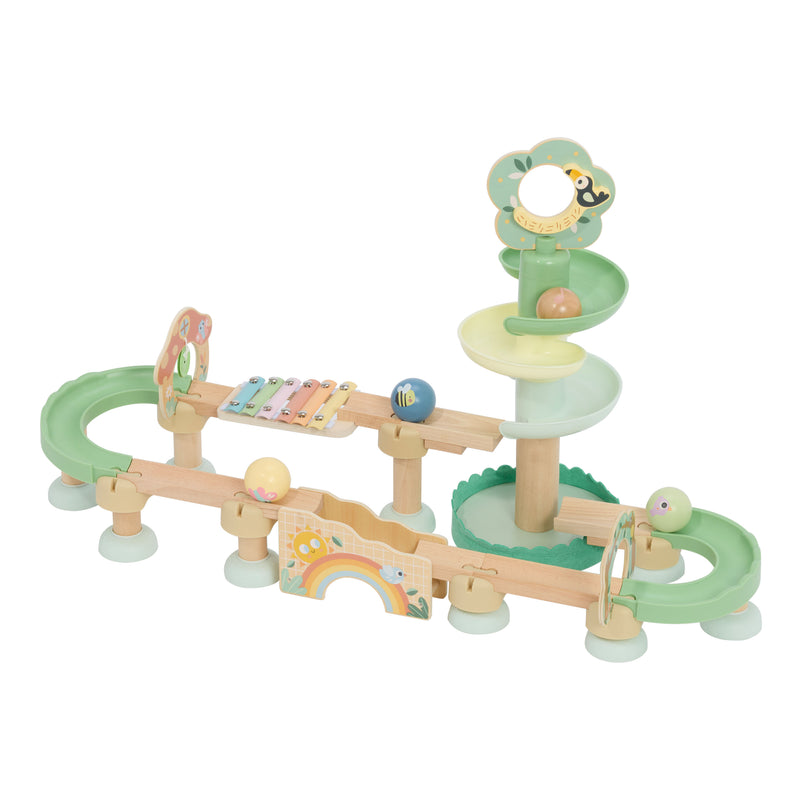 Sunny Baby Marmorbane i træ – Pastel Grøn