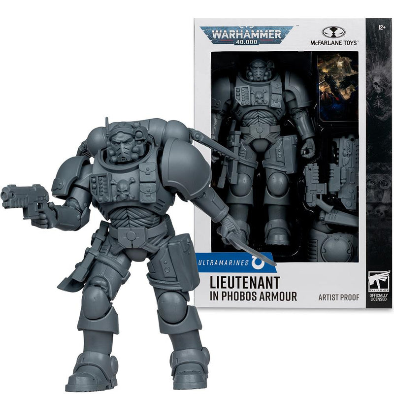 Warhammer 40,000 Lieutenant in Phobos Armour (Ultramarines) Artist Proof 7in Figure McFarlane Toys