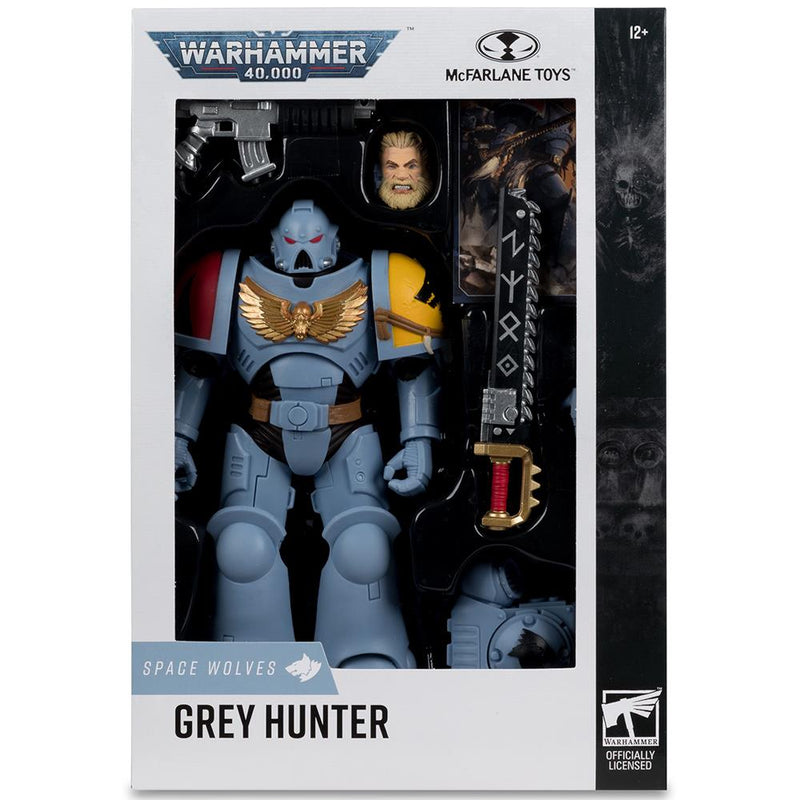 Warhammer 40,000 Grey Hunter (Space Wolves) 7in Action Figure McFarlane Toys