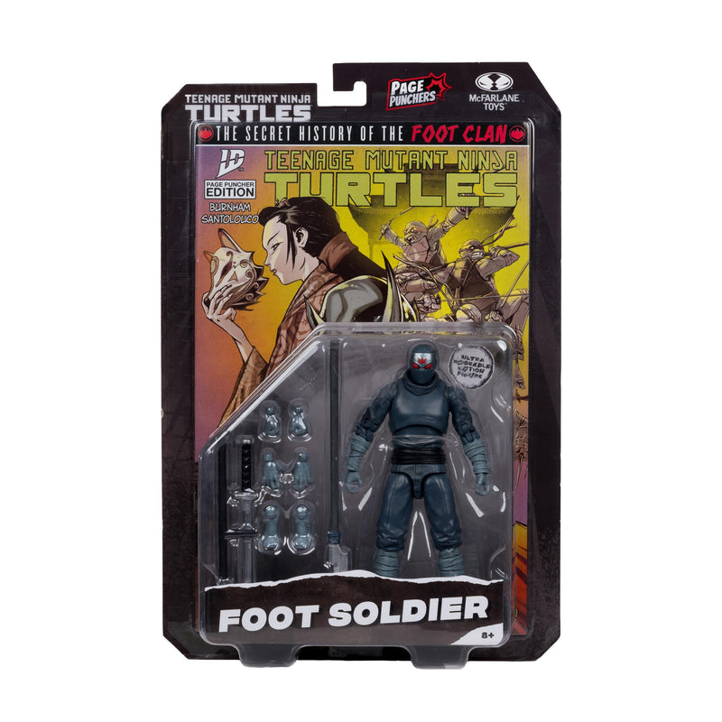 Teenage Mutant Ninja Turtles (P. Punchers) Foot Soldier 5in Action Figure with Comic McFarlane Toys