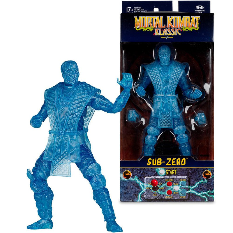 Mortal Kombat Klassic Sub-Zero (Ice Clone) 7in Action Figure McFarlane Toys