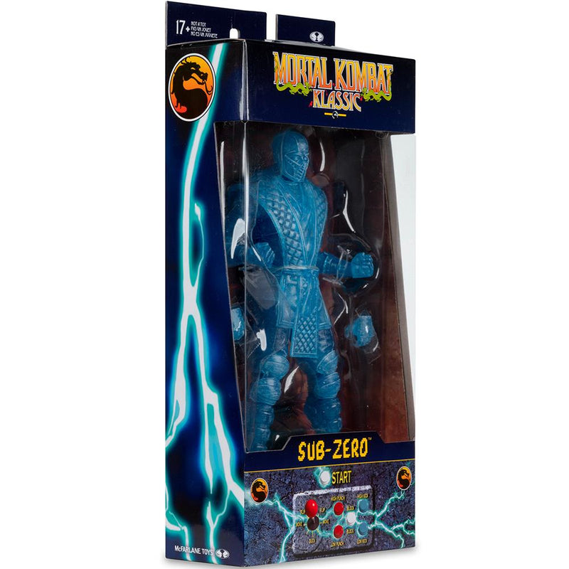 Mortal Kombat Klassic Sub-Zero (Ice Clone) 7in Action Figure McFarlane Toys