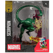 Marvel Scorpion 1:10th Scale Collectible (Metallic) (Amazing Spider-Man #318) Gold Label McFarlane Toys