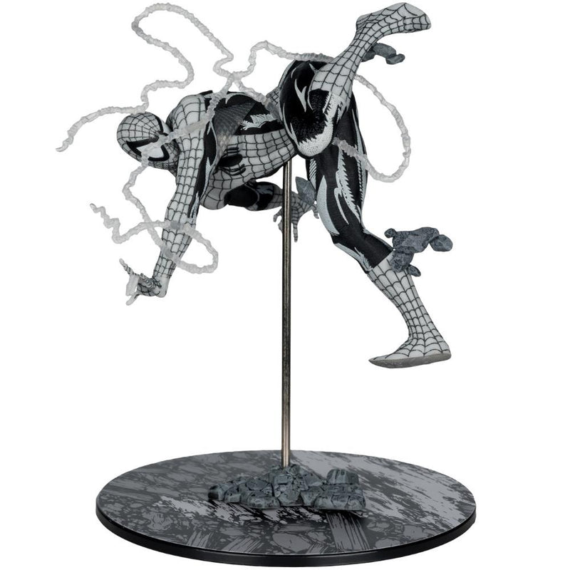 Marvel Spider-Man 1:10th Scale Collectible (Line Art) (Amazing Spider-Man #318) Gold Label McFarlane Toys