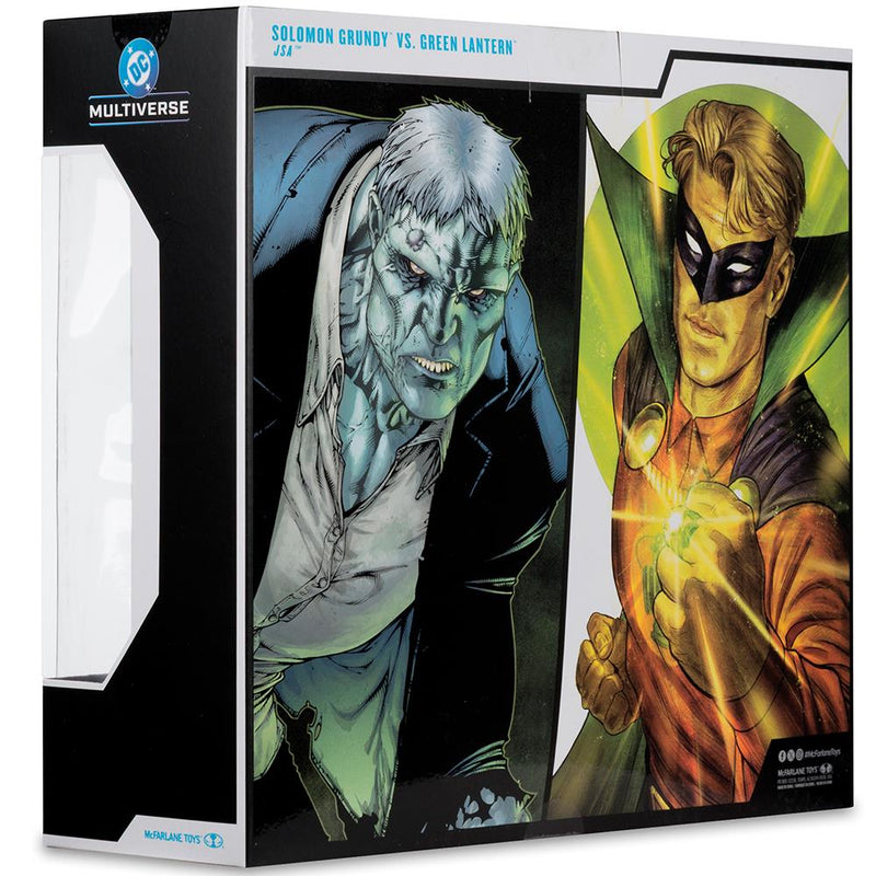 DC Multiverse Solomon Grundy vs Green Lantern (JSA) 7in Figure and Mega Figure 2 Pack McFarlane Toys