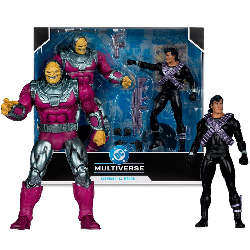 DC Multiverse Superman vs Mongul 2pk (Return of Superman) 7in Action Figure and Mega Figure McFarlane Toys