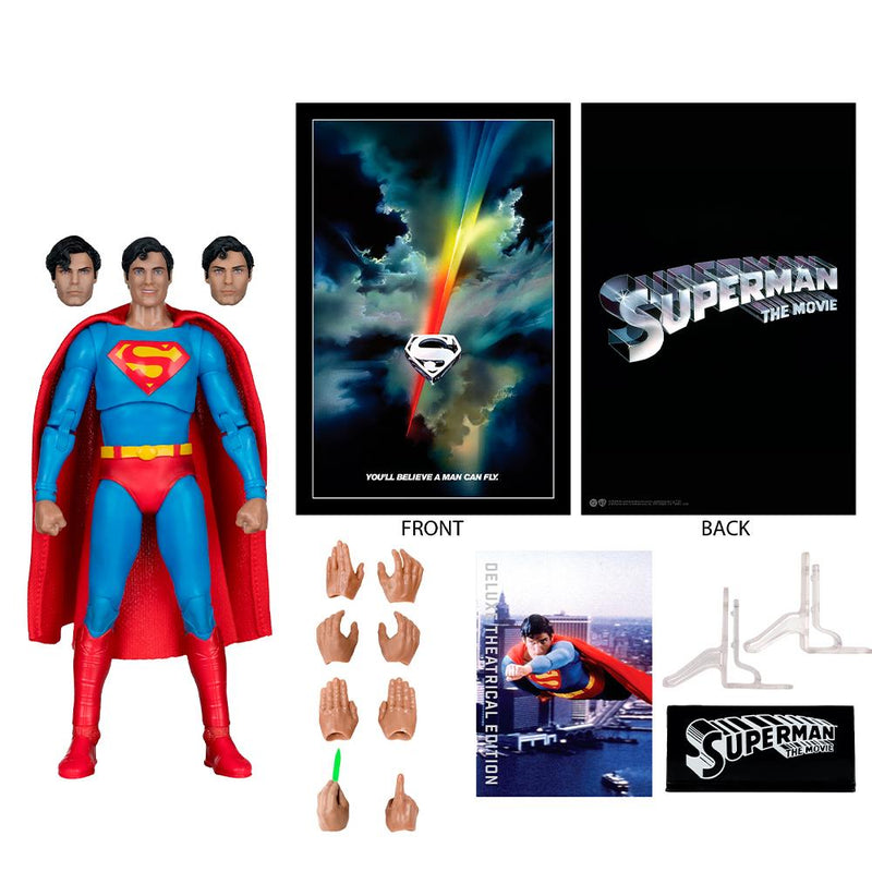 DC Multiverse Superman (Superman: The Movie 1978) 7in Action Figure (Deluxe Theatrical Edition) McFarlane Toys