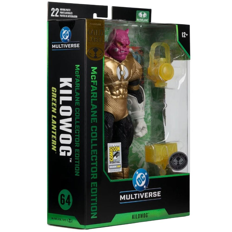 DC MCFARLANE COLLECTOR EDITION 7IN WV15 - #64 KILOWOG (GREEN LANTERN) (SDCC) (CHASE)