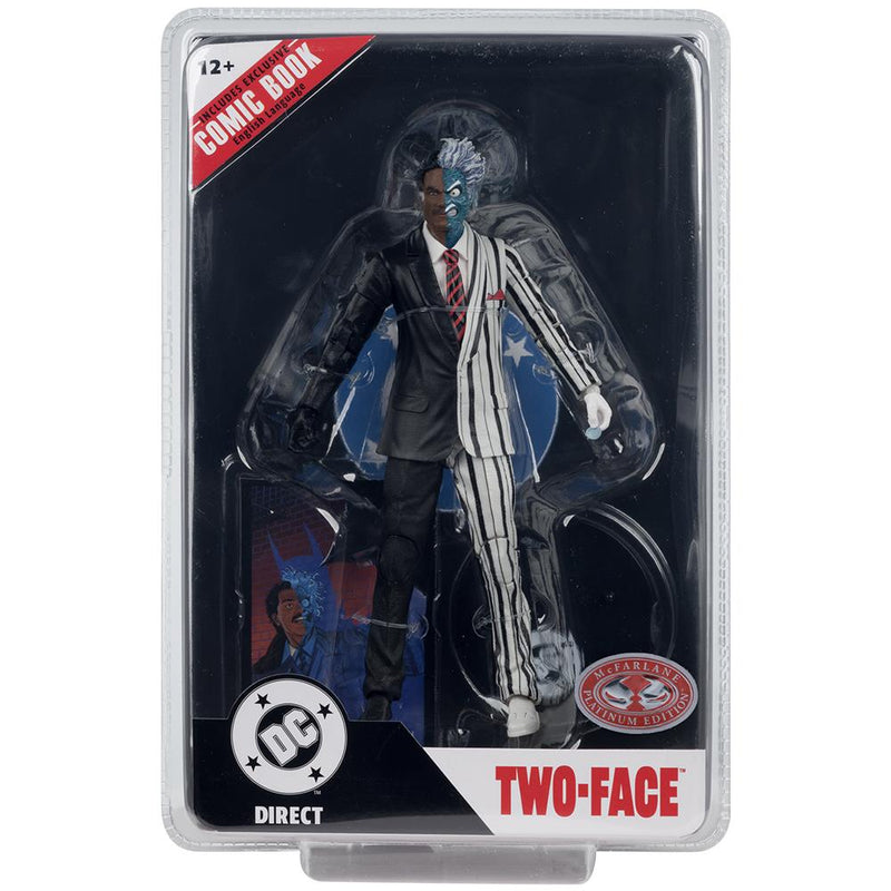 DC Direct Two-Face (Batman 89) 7in Action Figure with Comic book McFarlane Toys