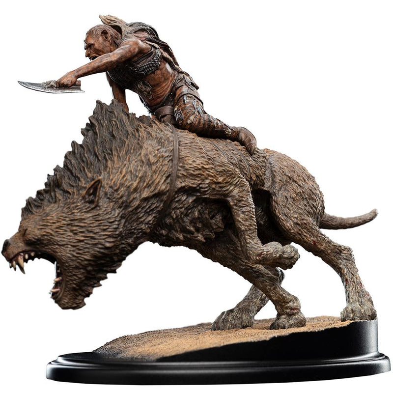 Weta Workshop The Lord Of The Rings - Sharku On Warg Miniature Statue