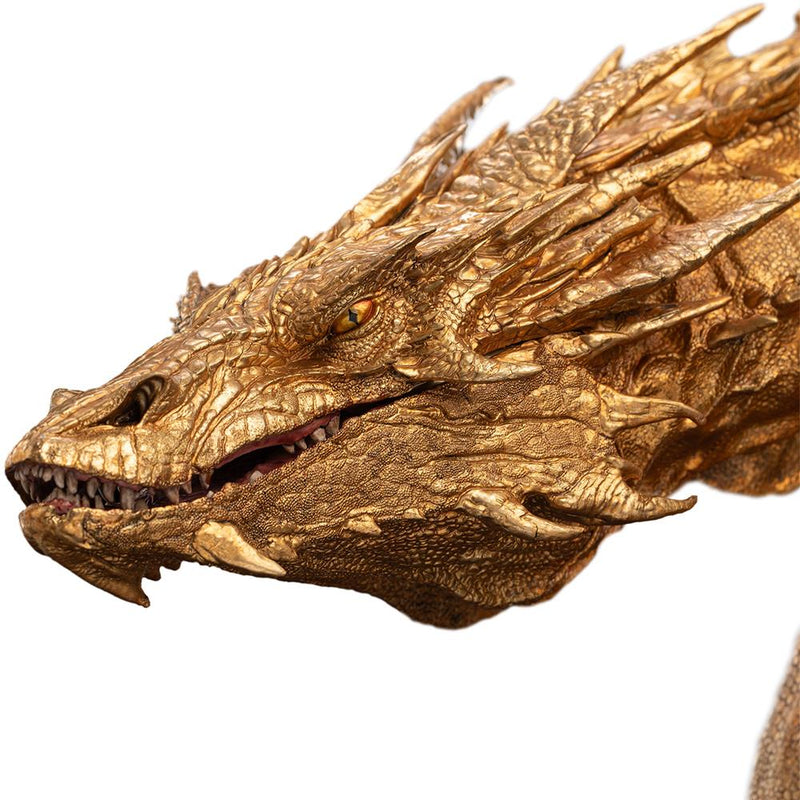 Weta Workshop The Hobbit Trilogy - Smaug the Golden Statue - Bust Limited Edition