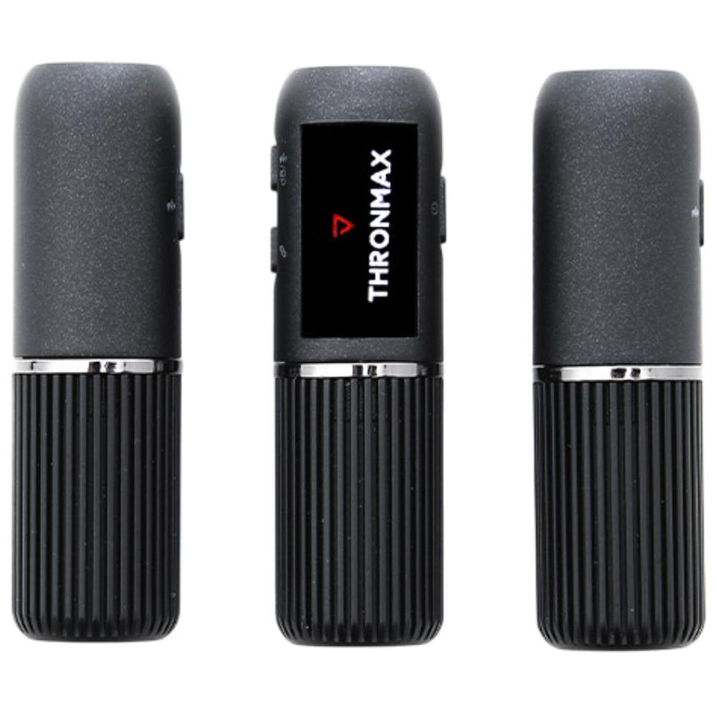 THRONMAX C2 Compact Wireless Space 2.4 Ghz Microphone KIT (3 pcs), Black
