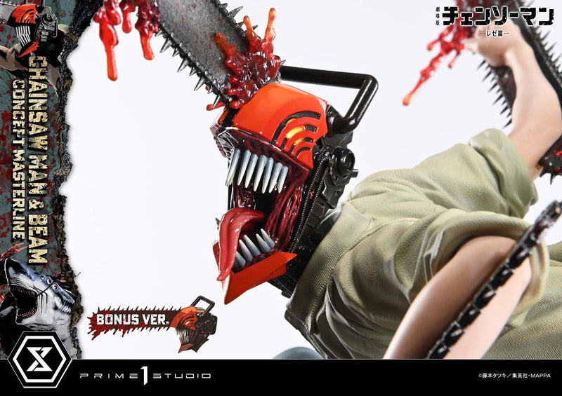 Prime 1 Studio Concept Masterline Chainsaw Man – The Movie: Reze Arc CHAINSAW MAN & BEAM Bonus Version