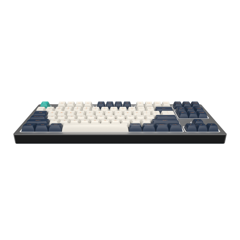 Dark Project / KD87B LTD Aluminum / Black & Cloud Grey - Gateron Cap Teal RGB (ENG)