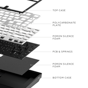 Dark Project ALU Terra Nova R2 Black - Wireless Gaming Keyboard (ANSI)