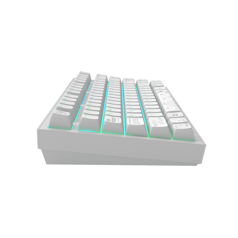 Dark Project ALU Terra Nova White - Wireless Gaming Keyboard (ANSI)