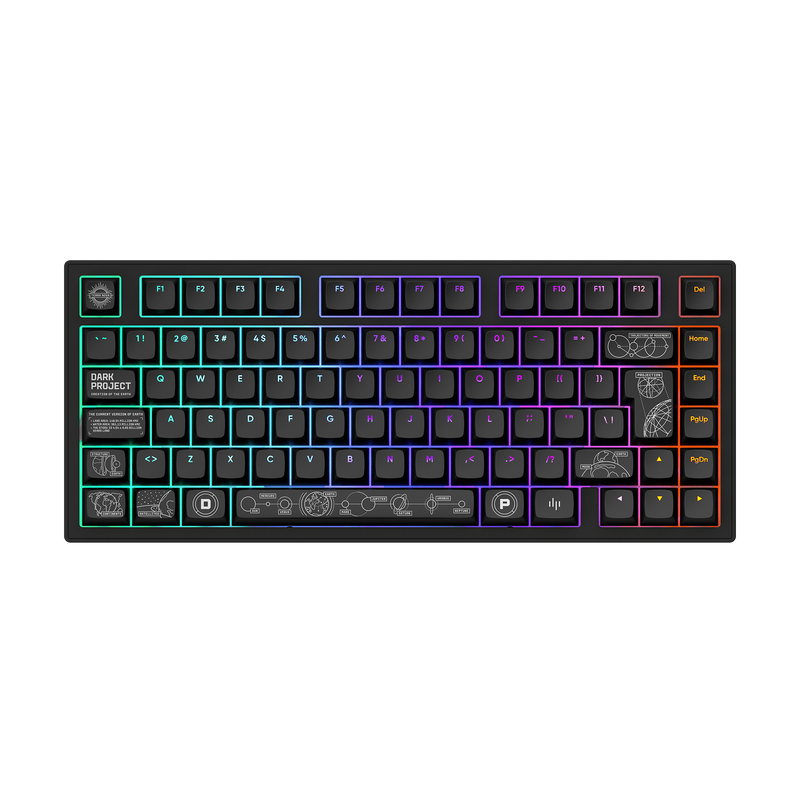 Dark Project ALU Terra Nova Black - Wireless Gaming Keyboard (ISO DE)