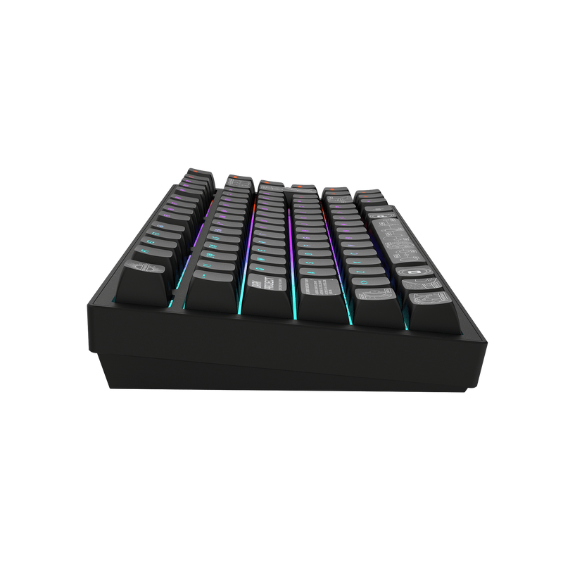 Dark Project ALU Terra Nova Black - Wireless Gaming Keyboard (ISO DE)