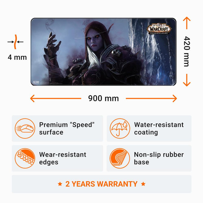 World Of Warcraft Shadowlands: Sylvanas, Mousepad, XL