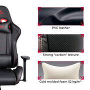 Gaming Chair FragON - 3X Series Rev. 2.0, Black
