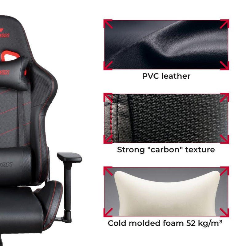 Gaming Chair FragON - 3X Series Rev. 2.0, Black