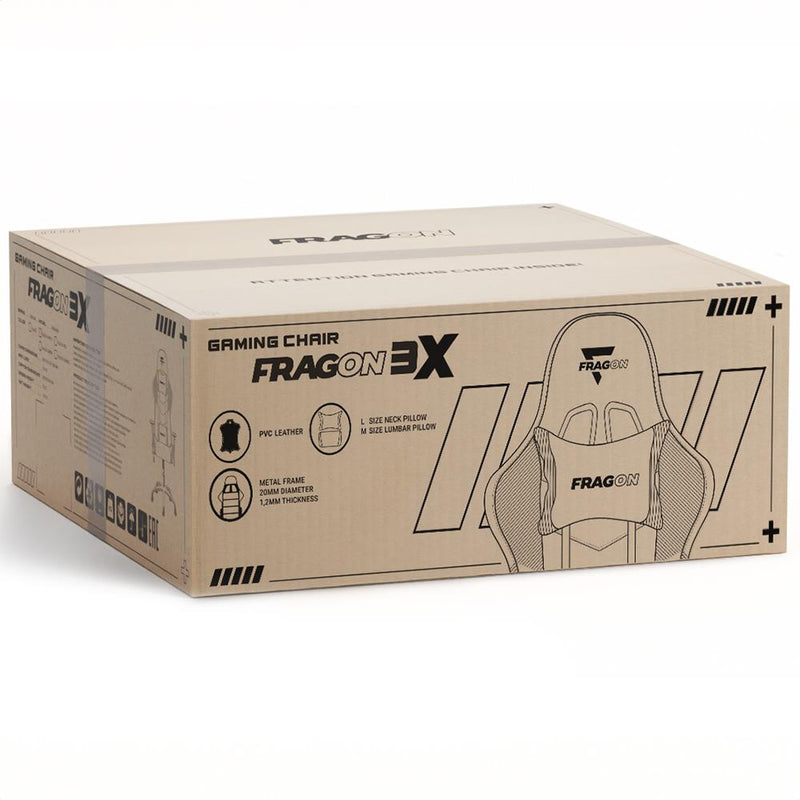 Gaming Chair FragON - 3X Series Rev. 2.0, Black