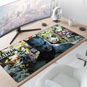 DC Batman: Torn Collage - Batman and Villains, Mousepad, XL