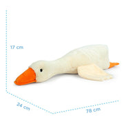 Plush pillow WP MERCHANDISE Goose Fredy, champagne, 78 cm