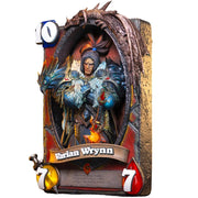 Blizzard Hearthstone Varian Wrynn Art Statue Frame