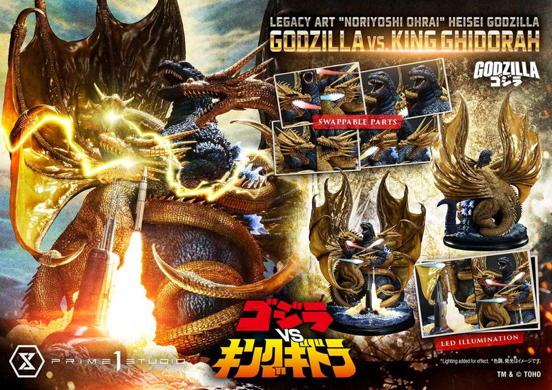 Prime 1 Studio Legacy Art Noriyoshi Ohrai Heisei Godzilla Godzilla vs. King Ghidorah Bonus Version