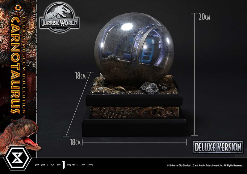 Prime 1 Studio Legacy Museum Collection Jurassic World: Fallen Kingdom (Film) Carnotaurus 1/15 scale DX Bonus