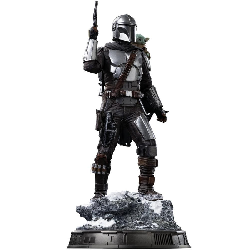 Iron Studios Star Wars - The Mandalorian And Grogu - The Mandalorian Movie Art Scale 1/10