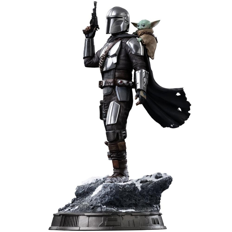 Iron Studios Star Wars - The Mandalorian And Grogu - The Mandalorian Movie Art Scale 1/10