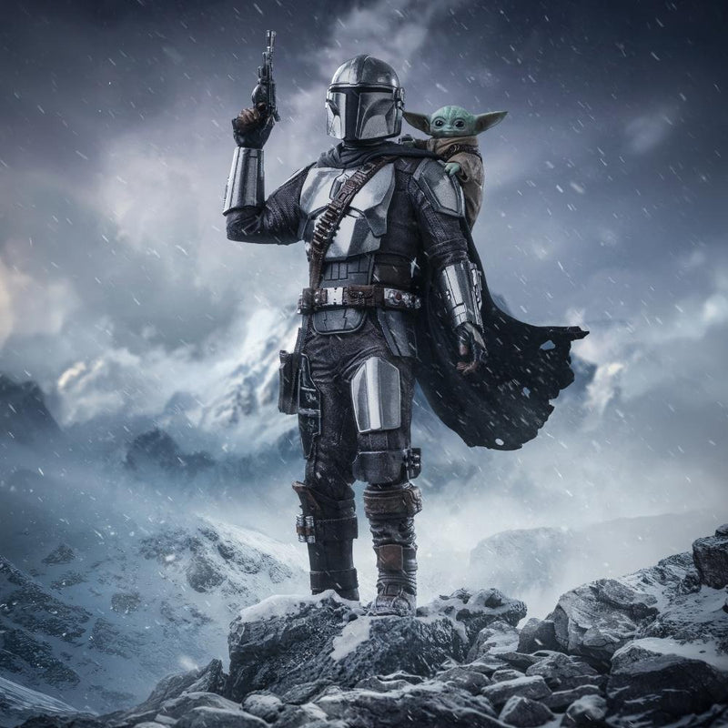 Iron Studios Star Wars - The Mandalorian And Grogu - The Mandalorian Movie Art Scale 1/10