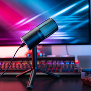 THRONMAX M8P Condenser RGB USB PULSE PRO 96KHZ Microphone, Black