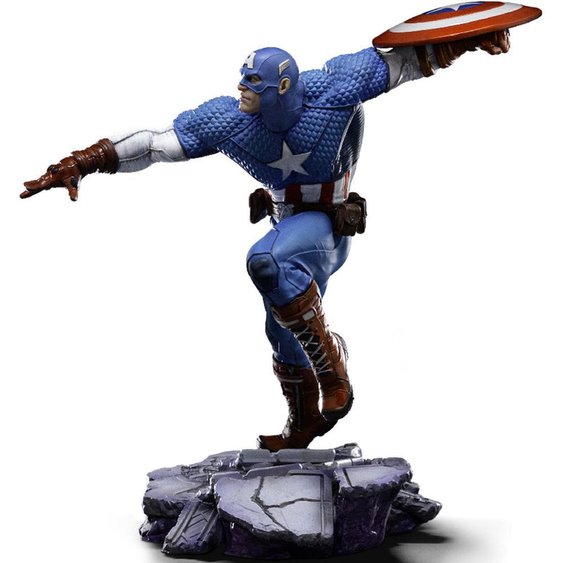 Iron Studios MARVEL COMICS - Captain America Infinity Gauntlet Diorama Statue 1/10