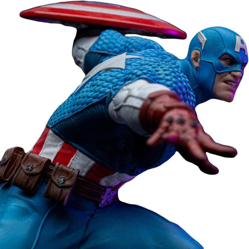 Iron Studios MARVEL COMICS - Captain America Infinity Gauntlet Diorama Statue 1/10