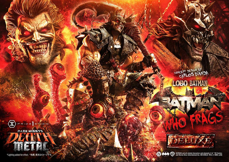 Prime 1 Studio Museum Masterline Dark Nights: Death Metal (Comics) Lobo Batman: Batman Who Frags (Concept design by Carlos D'Anda) Deluxe Version