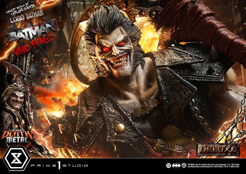 Prime 1 Studio Museum Masterline Dark Nights: Death Metal (Comics) Lobo Batman: Batman Who Frags (Concept design by Carlos D'Anda) Deluxe Version
