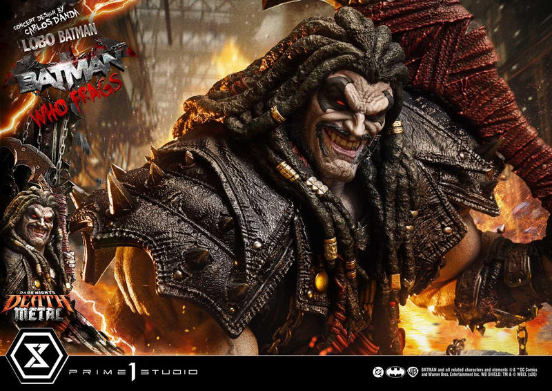 Prime 1 Studio Museum Masterline Dark Nights: Death Metal (Comics) Lobo Batman: Batman Who Frags (Concept design by Carlos D'Anda) Deluxe Version