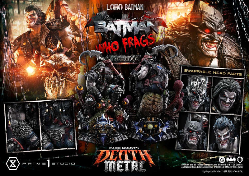 Prime 1 Studio Museum Masterline Dark Nights: Death Metal (Comics) Lobo Batman: Batman Who Frags (Concept design by Carlos D'Anda) DX Bonus Version