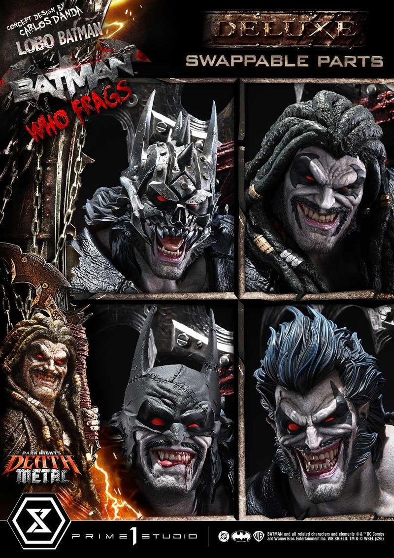 Prime 1 Studio Museum Masterline Dark Nights: Death Metal (Comics) Lobo Batman: Batman Who Frags (Concept design by Carlos D'Anda) DX Bonus Version