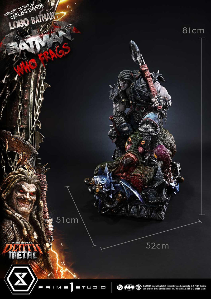 Prime 1 Studio Museum Masterline Dark Nights: Death Metal (Comics) Lobo Batman: Batman Who Frags (Concept design by Carlos D'Anda) DX Bonus Version