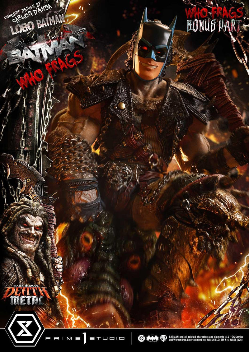 Prime 1 Studio Museum Masterline Dark Nights: Death Metal (Comics) Lobo Batman: Batman Who Frags (Concept design by Carlos D'Anda) DX Bonus Version